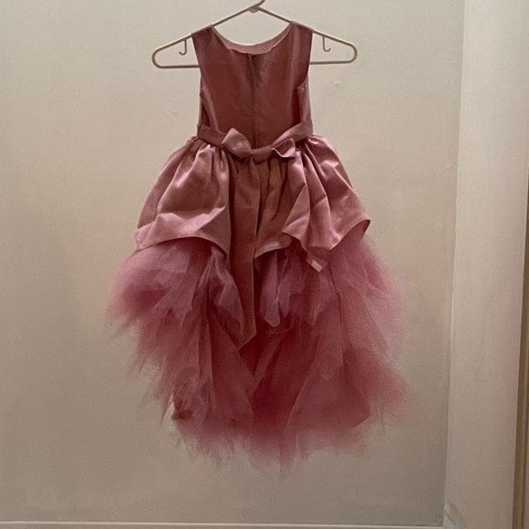 Stunning Girls’ Formal Dress with Pink Tulle & Accent Coat | Size 4 - Picture 13 of 14
